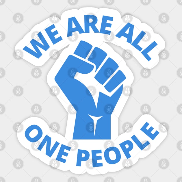 We Are All One People, Support Ukraine, Stand With Ukraine Sticker by Coralgb